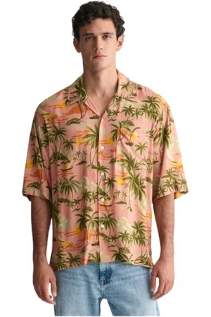 GANT Homme, Chemises, Multicolore, Taille: XL Chemise hawaïenne à manches courtes