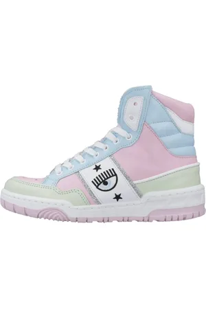 Chiara Ferragni Femme, Chaussures, Rose, Taille: 37 EU Baskets à Lacets