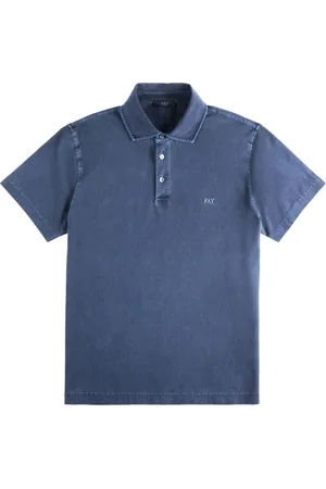 FAY Homme, Tops, Bleu, Taille: L Polo en jersey