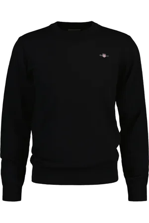 GANT Homme, Sweatshirts et sweats à capuche, Noir, Taille: S Pull Shield
