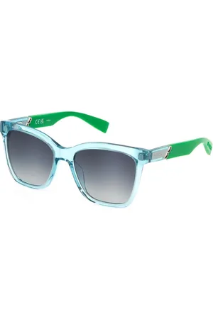 Furla Femme, Accessoires, Bleu, Taille: ONE Size Lunettes de soleil en plastique bleu