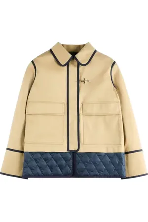 FAY Femme, Vestes, , Taille: 38 FR Manteau Caban Bi-Matière