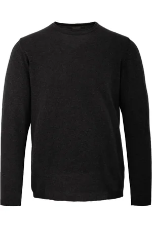 Bomboogie Homme, Pulls, Noir, Taille: 3XL Pull ras du cou en coton
