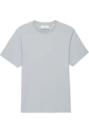 Frame Homme, Tops, Bleu, Taille: M T-shirt Doux Duo Fold
