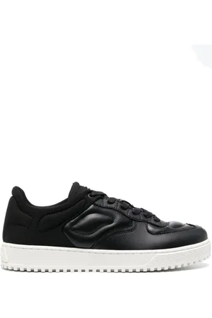 Emporio Armani Homme, Chaussures, Noir, Taille: 46 EU Baskets matelassées à lacets