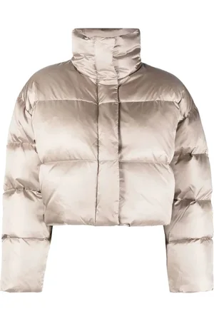 Calvin Klein Femme, Vestes, Brun, Taille: 42 FR Veste Puffer & Down Marron