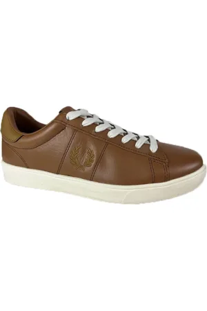 Fred Perry Homme, Chaussures, Brun, Taille: 40 EU B4334 Baskets
