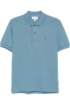 Lacoste Homme, Tops, Bleu, Taille: L Polo Bleu avec Écusson Logo