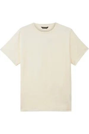 Brooks Brothers Homme, Tops, , Taille: 3XL T-shirt col rond en coton mercerisé
