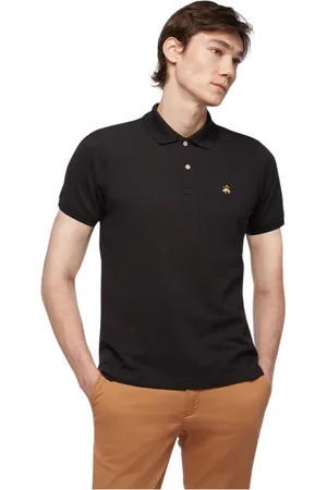 Brooks Brothers Homme, Tops, Noir, Taille: M Polo Slim Fit Golden Fleece Stretch Supima