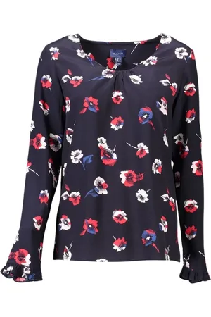 GANT Femme, Blouses et Chemises, Multicolore, Taille: 42 FR Élé pull à col en V