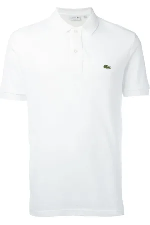 Lacoste Homme, Tops, Blanc, Taille: XL Polo avec Écusson Logo
