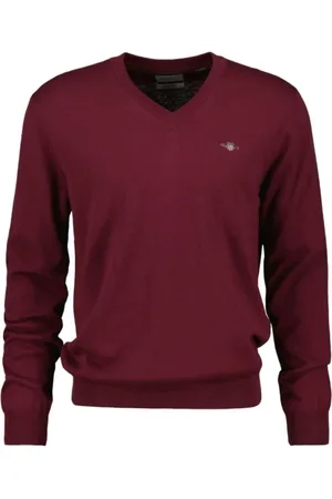 GANT Homme, Pulls, Rouge, Taille: M Pull V-neck
