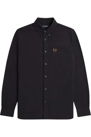 Fred Perry Homme, Chemises, Noir, Taille: XL Chemise Oxford Classique Boutonnée