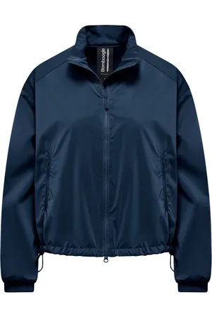 Bomboogie Femme, Vestes, Bleu, Taille: 46 FR Blouson Bomber Non Doublé