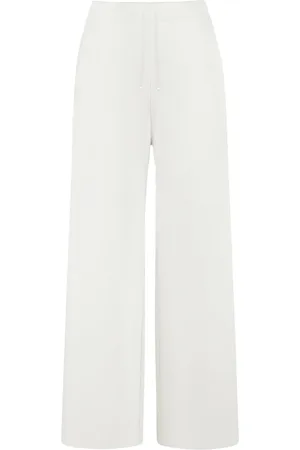 Bomboogie Femme, Pantalons, Blanc, Taille: 42 FR Pantalon large