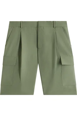 Drôle de Monsieur Homme, Shorts, Vert, Taille: M Short en laine avec grandes poches latérales