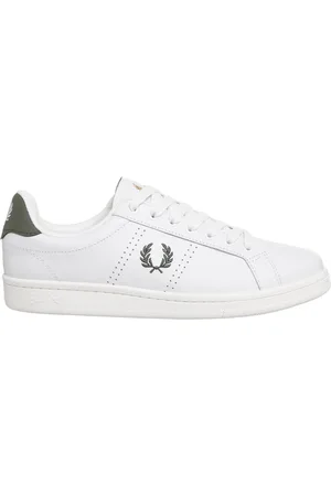 Fred Perry Homme, Chaussures, Blanc, Taille: 41 EU Baskets B721 Unies