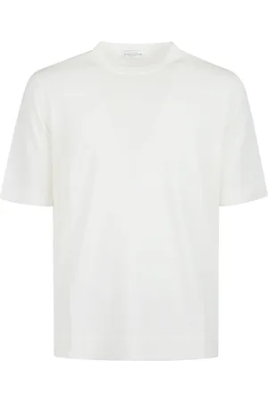 BALLANTYNE Homme, Tops, Blanc, Taille: M T-shirt Classique en Coton