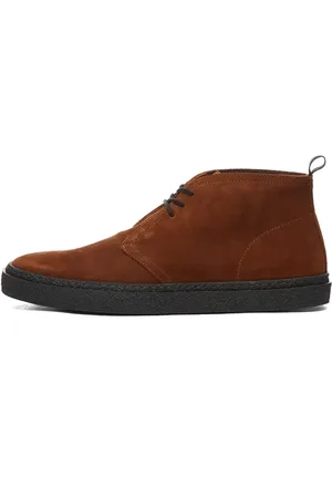 Fred Perry Homme, Chaussures, Brun, Taille: 40 EU Bottines Desert en Daim