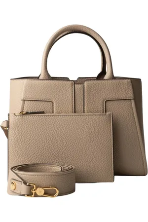 Elisabetta Franchi Femme, Sacs, Gris, Taille: ONE Size Sac Shopper Profil Contrasté