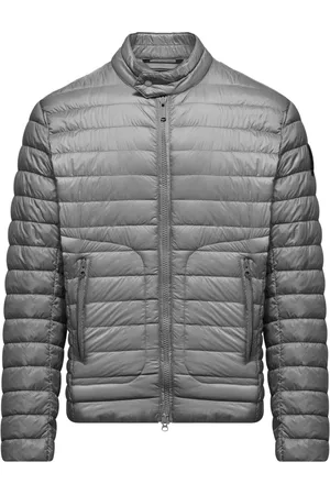 Bomboogie Homme, Vestes, Gris, Taille: 3XL Doudoune en nylon haute densité à col montant
