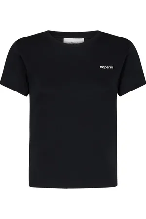 COPERNI Femme, Tops, Noir, Taille: 42 FR T-Shirt Slim Fit Logo