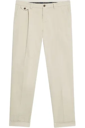 Brooks Brothers Homme, Pantalons, , Taille: W44 Chinos en Coton Coupe Classique à Double Pince