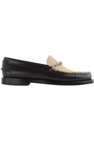 FORTE FORTE Femme, Chaussures, Brun, Taille: 37 EU Mocassins Ornés de Cristaux