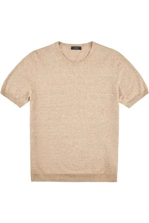 FAY Homme, Tops, Brun, Taille: L Maglia T-Shirt