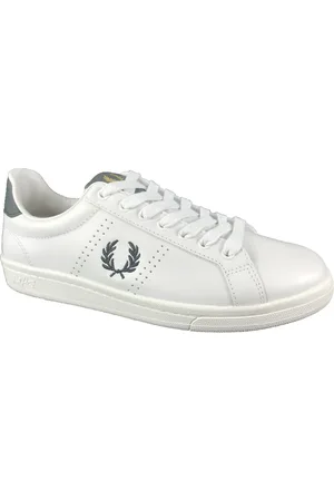 Fred Perry Homme, Chaussures, Blanc, Taille: 40 EU Chaussures Baskets Élégantes