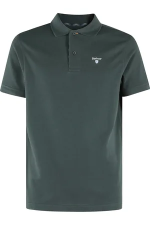 Barbour Homme, Tops, Vert, Taille: M Polo Tartan Piqué Vert