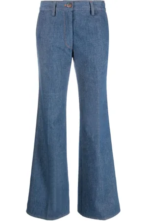 FORTE FORTE Femme, Jeans, Bleu, Taille: 40 FR Jean Bootcut Taille Haute