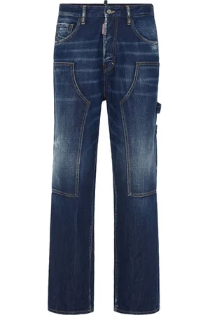 Dsquared2 Homme, Jeans, Bleu, Taille: L Jean Carpenter en denim délavé