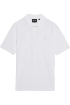 Lyle & Scott Homme, Tops, Blanc, Taille: M Polo Superfine