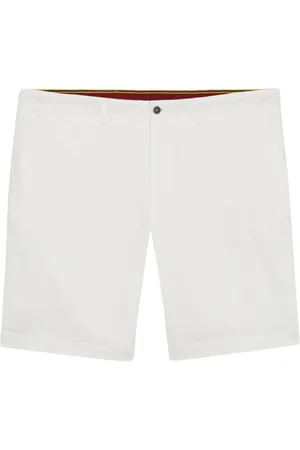 Brooks Brothers Homme, Shorts, Blanc, Taille: W36 Short Chino Blanc en Coton