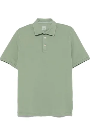 FEDELI Homme, Tops, Vert, Taille: M Polo Classique en Coton