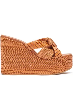 Casadei Femme, Chaussures, Brun, Taille: 38 1/2 EU Formentera Wedges