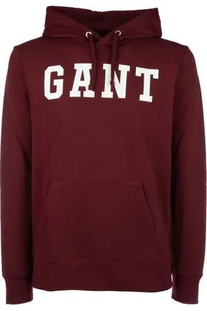 GANT Homme, Sweatshirts et sweats à capuche, Rouge, Taille: XL Sweat à capuche