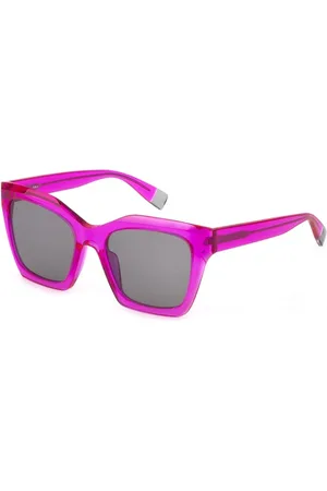Furla Femme, Accessoires, Multicolore, Taille: ONE Size Lunettes de soleil multicolores en plastique