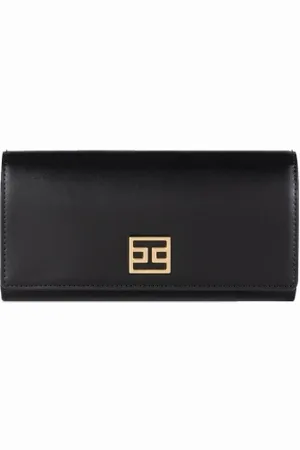 Elisabetta Franchi Femme, Accessoires, Noir, Taille: ONE Size Portefeuille en cuir synthétique noir avec logo doré