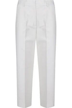 LIVIANA CONTI Femme, Pantalons, Blanc, Taille: 36 FR Pantalon Droit