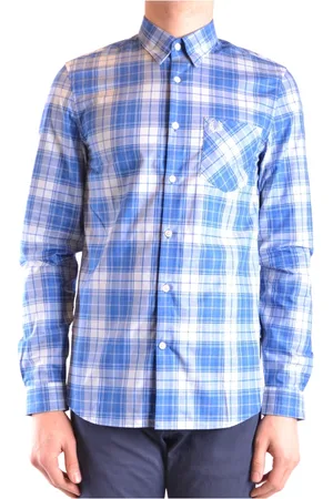 Fred Perry Homme, Chemises, Bleu, Taille: S Chemise Business Tartan