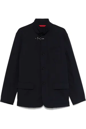 FAY Homme, Vestes, Bleu, Taille: 2XL Veste à Col Montant