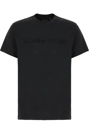 Canada Goose Homme, Tops, Noir, Taille: S T-shirt décontracté en coton