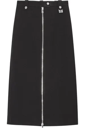 Ganni Femme, Jupes, Noir, Taille: 38 FR Mini Jupe Noire