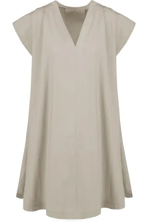 Bomboogie Femme, Robes, , Taille: 40 FR Robe Confortable à Col en V avec Poches