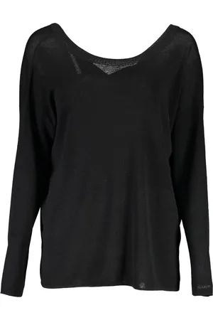 GANT Femme, Pulls, Noir, Taille: 38 FR Pull en laine noir