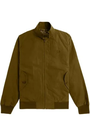 Fred Perry Homme, Vestes, Brun, Taille: 2XL Veste Harrington Cirée