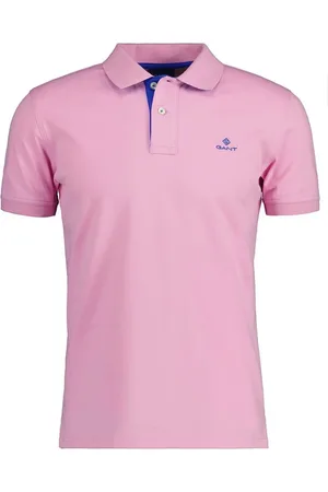 GANT Homme, Tops, Rose, Taille: M Polo Contrast Collar Pique SS Rugger